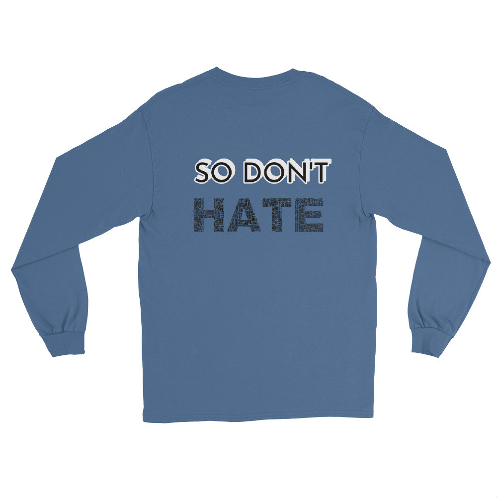 BTB "All We Need Is Love" Don't Hate Men’s Long Sleeve Shirt