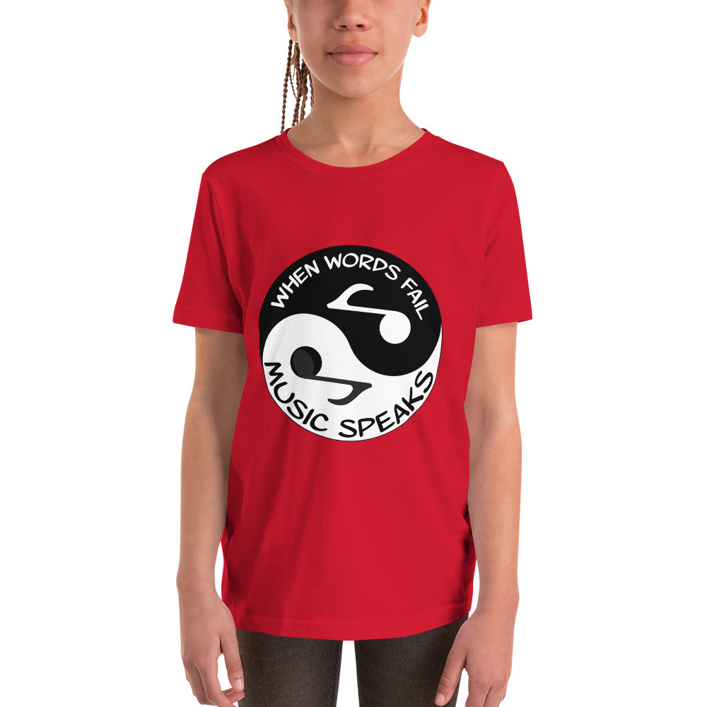 BTB "Music Speaks" Youth Short Sleeve T-Shirt