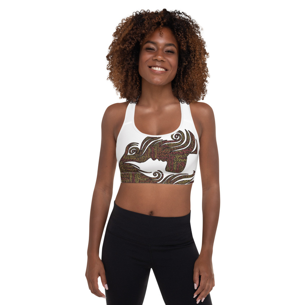 BTB "Woman in Words" Padded Sports Bra
