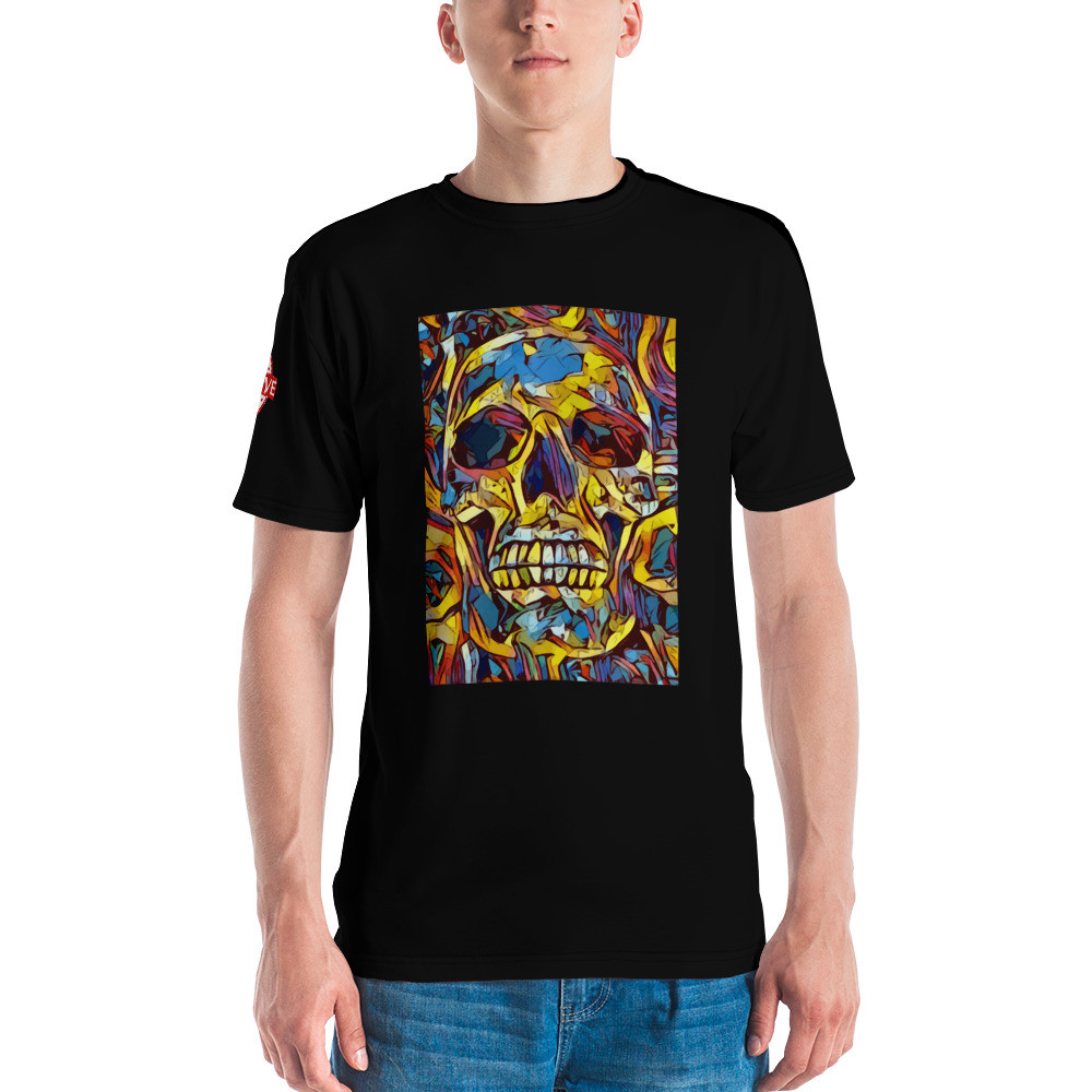 BTB "Hip Hop" Art Skull I QR Code Men's T-shirt