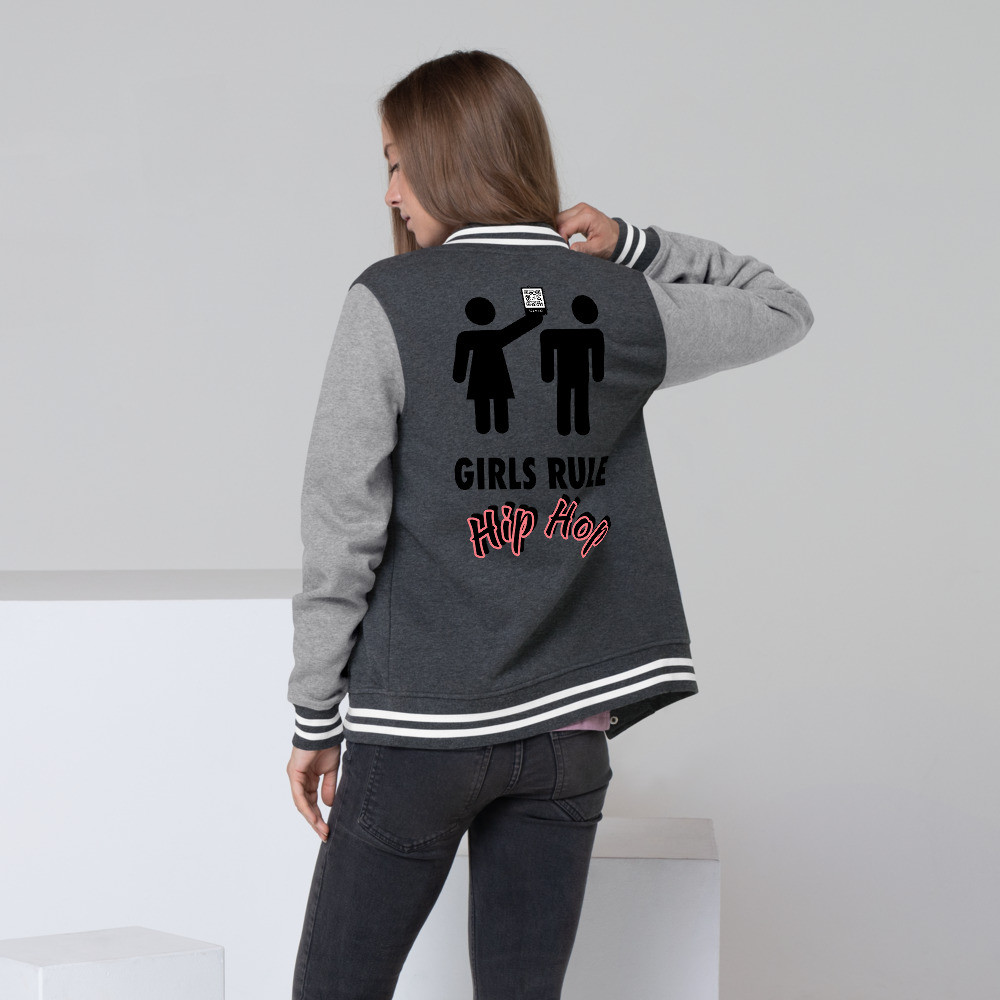 BTB "Hip Hop" Girls Rule Women's Letterman Jacket