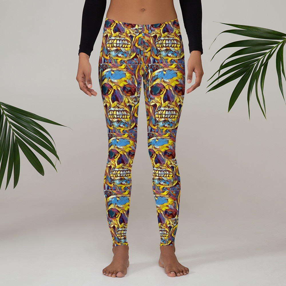 BTB "Hip Hop" Art Skull I QR Code Leggings