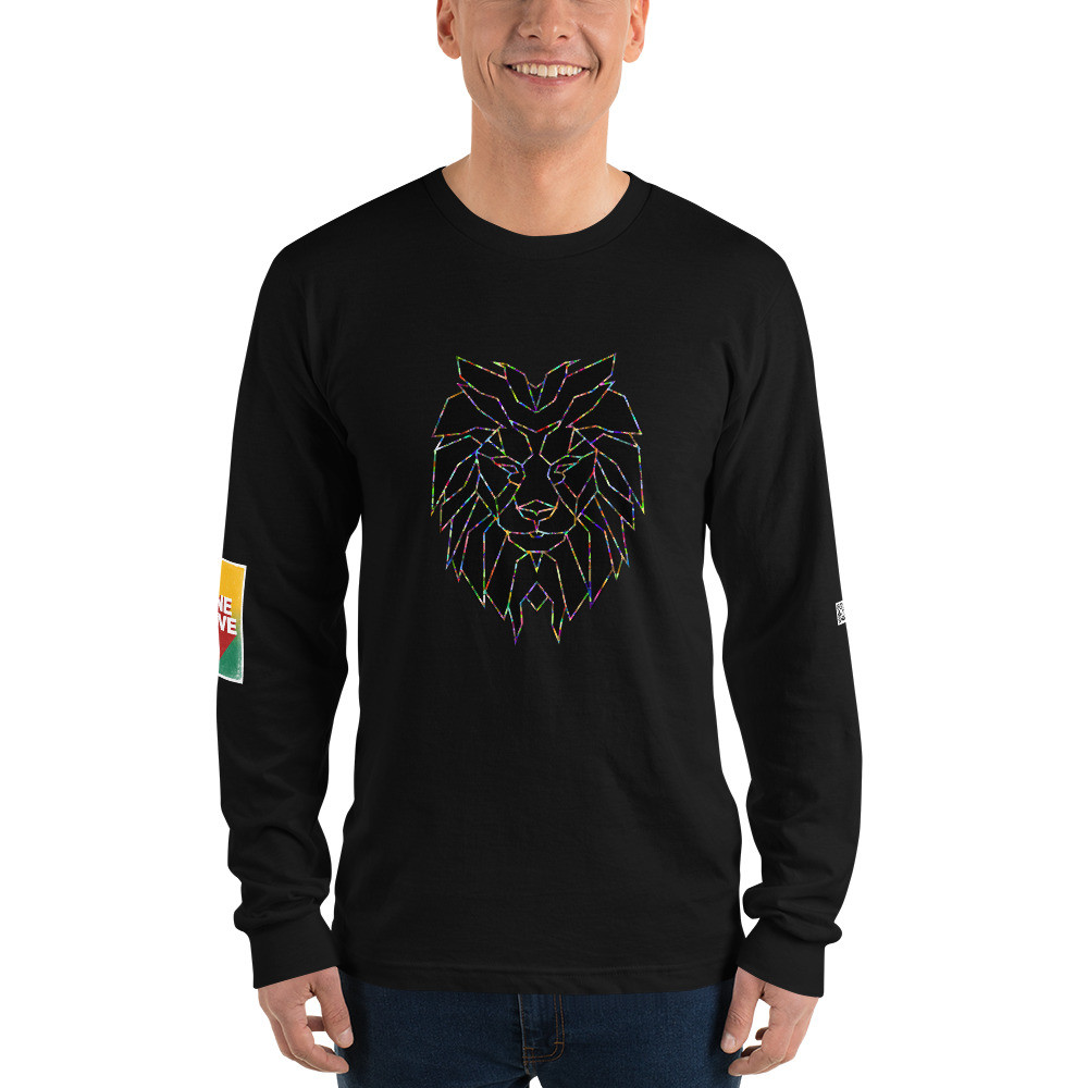 BTB "Hip Hop" Poly Lion KJ QR Code Long sleeve T-Shirt
