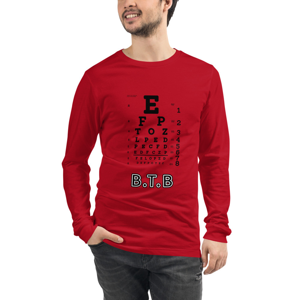 BTB "Vision Check" Unisex Long Sleeve Tee