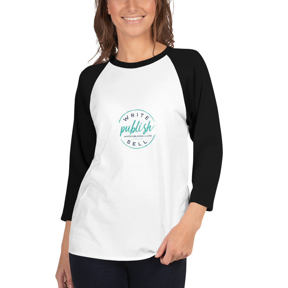 3/4 sleeve raglan shirt WritePublishSell