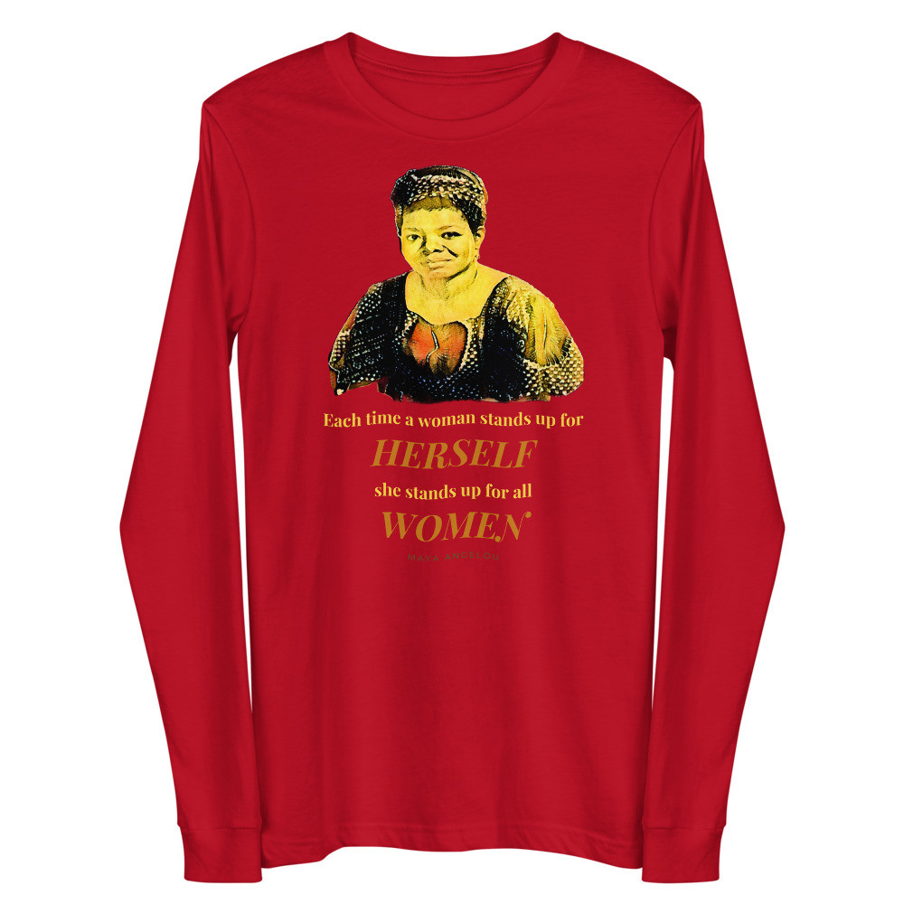 Maya Angelou Unisex Long Sleeve Tee