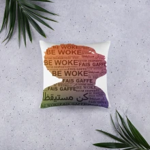 Be Woke Throw Pillow