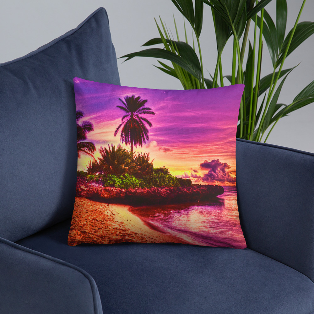 Paradise Throw Pillow