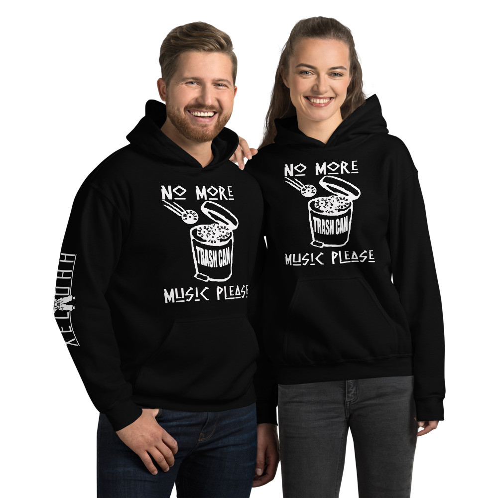 No More Trash Can Music Hoodie