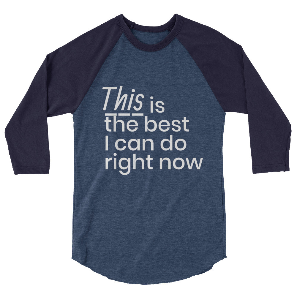 This is the best I can do right now - deydreaming mindful outerwear - 3/4 sleeve blue shirt