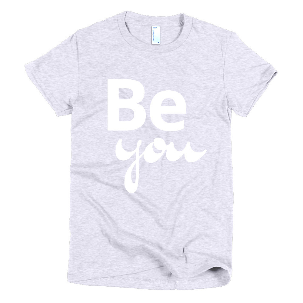 Be you - deydreaming mindful outerwear - gray short sleeve t-shirt