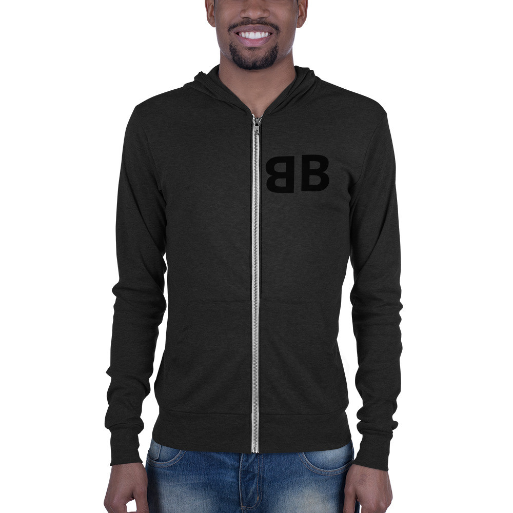 Unisex zip hoodie