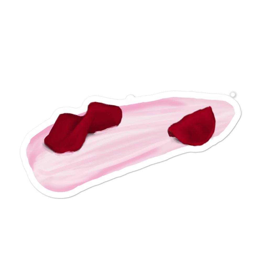 Pink Paint and Roses stickers