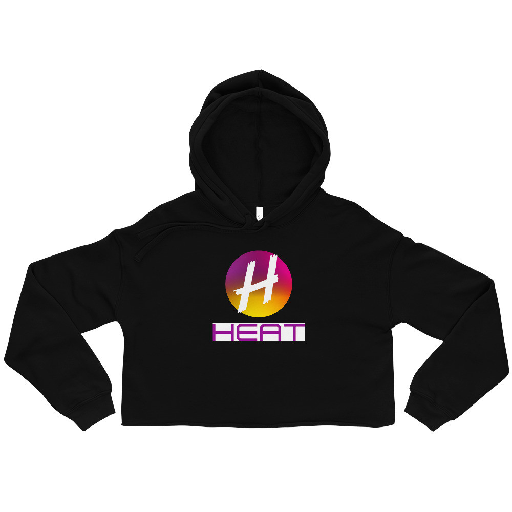 HEAT Logo - Crop Hoodie