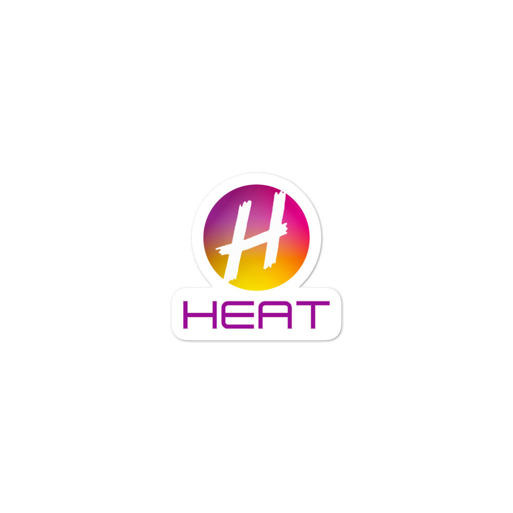 HEAT Logo - Bubble-free stickers