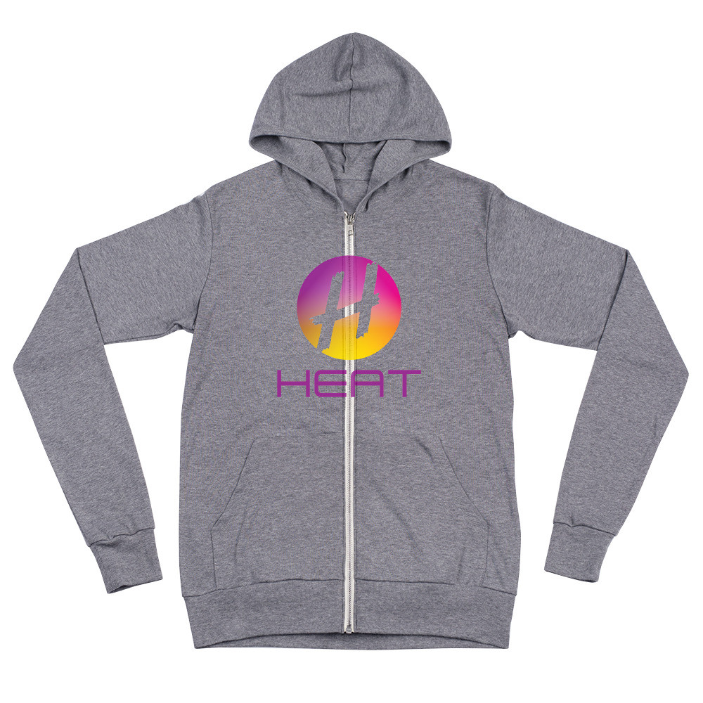 BringHeat Logo - Unisex zip hoodie