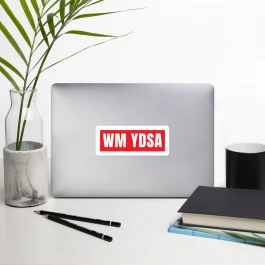 WM YDSA Anton Red Block Sticker