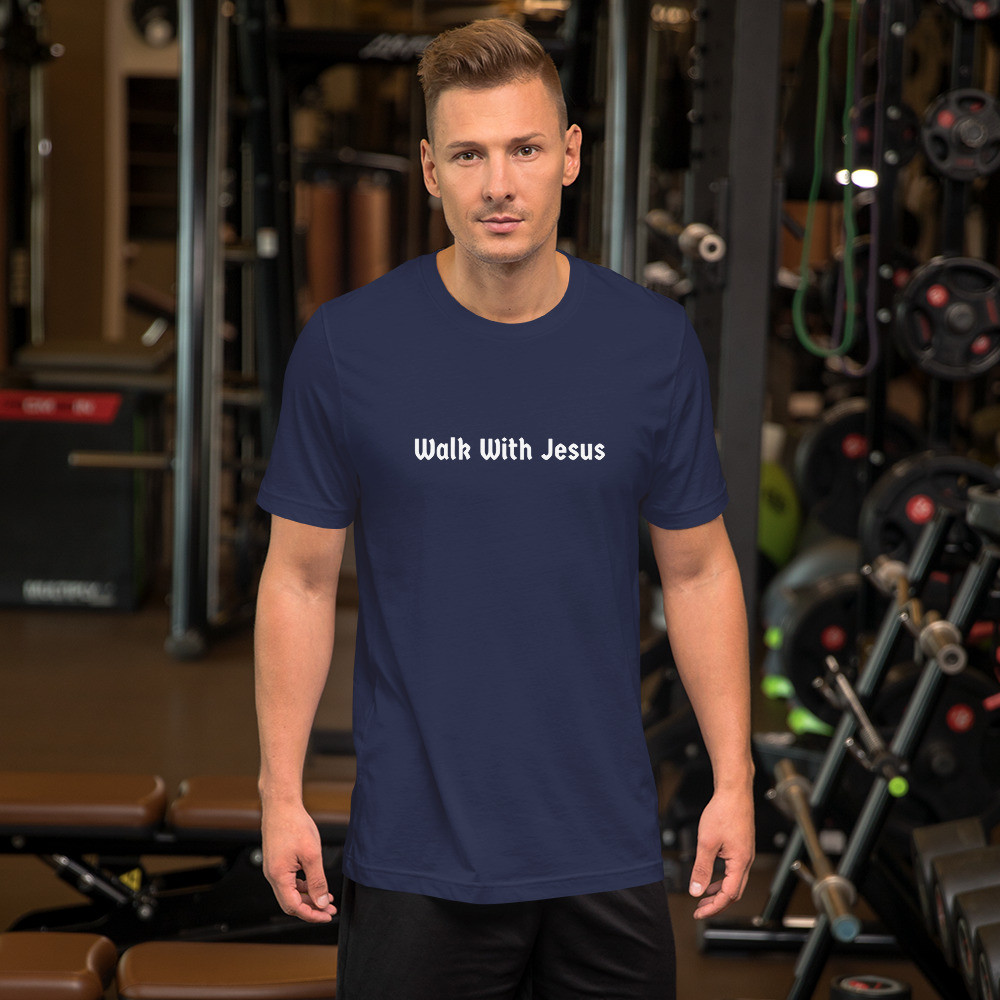 Walk With Jesus T-Shirt with Scripture 