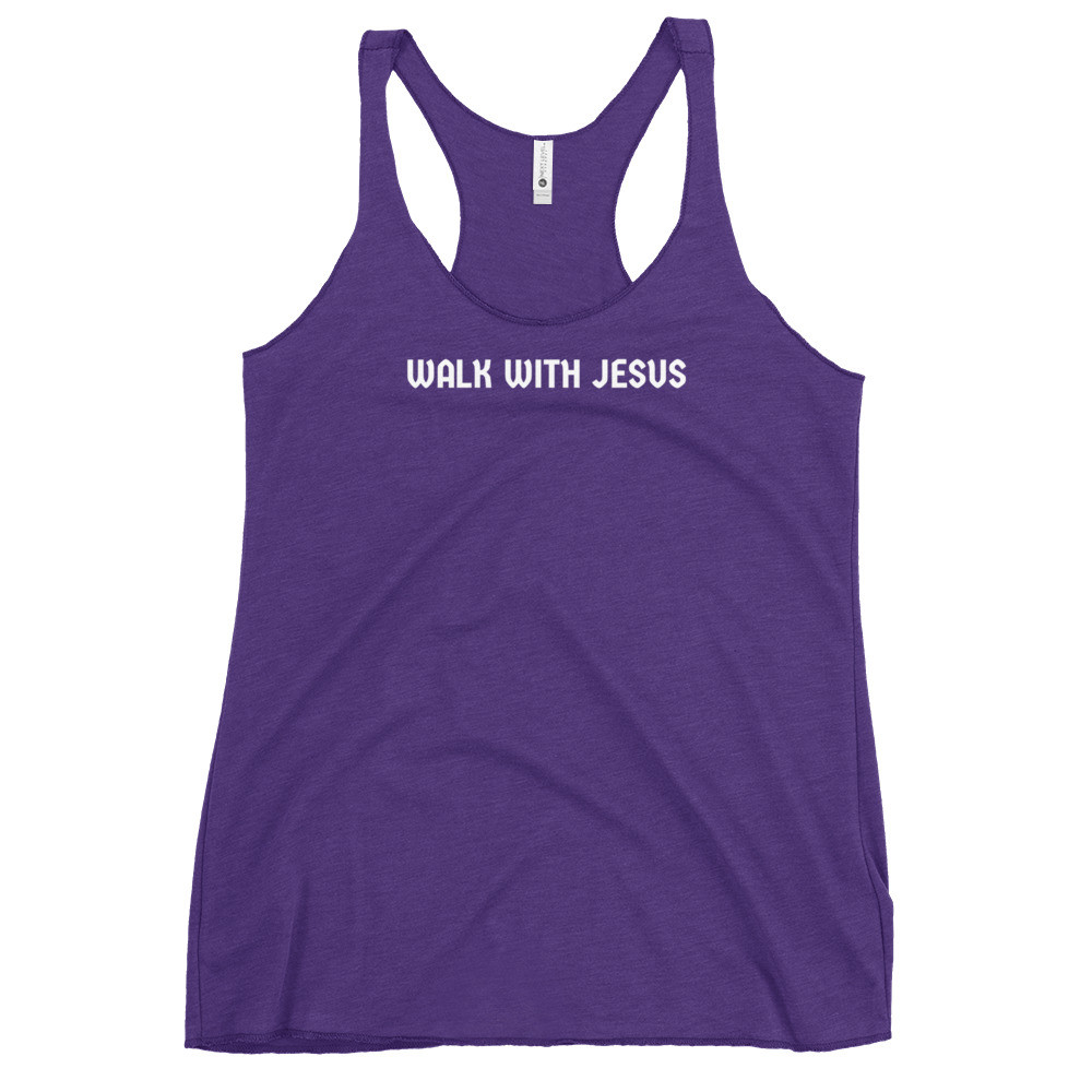 Walk With Jesus Women's Racerback Tank