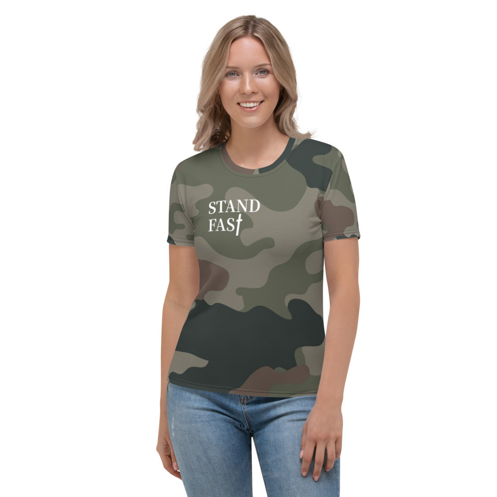 Stand Fast Women's Camo T-shirt