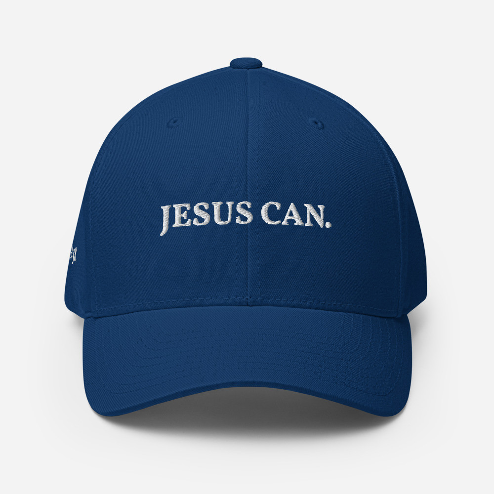 Jesus Can. Royal Blue Cap
