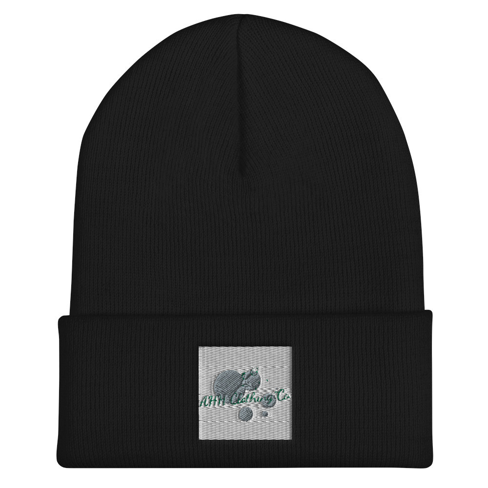 AHH Clothing Co Cuffed 1 Beanie (3D Puff Embroidery)