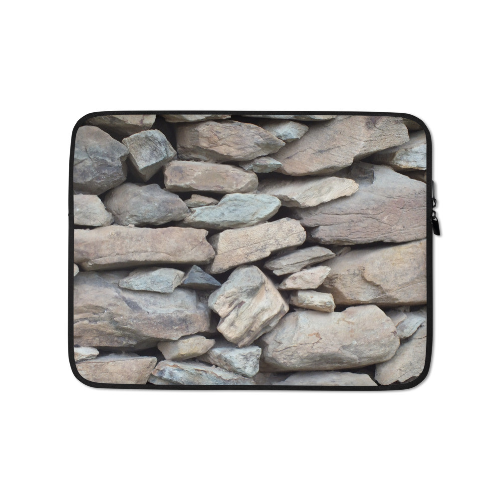 Laptop Sleeve Stones motif