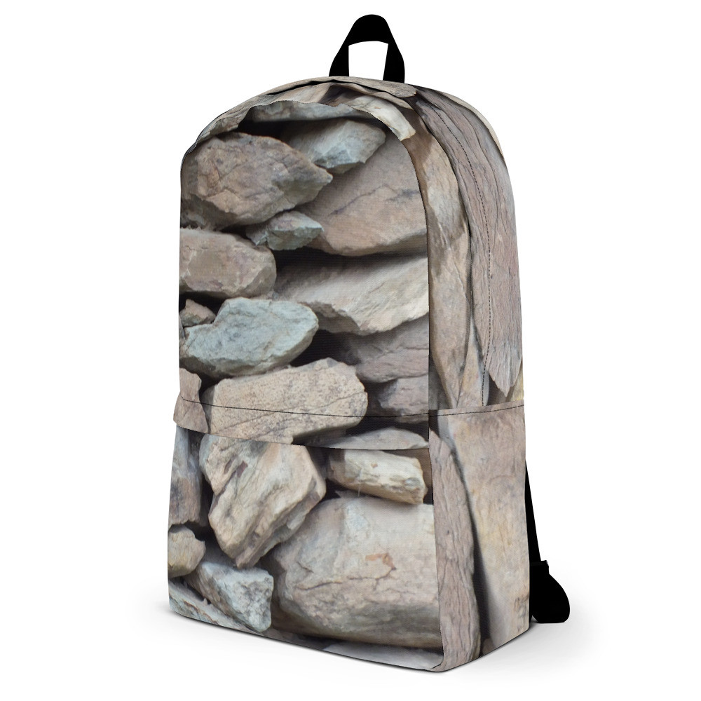 Backpack stone morif