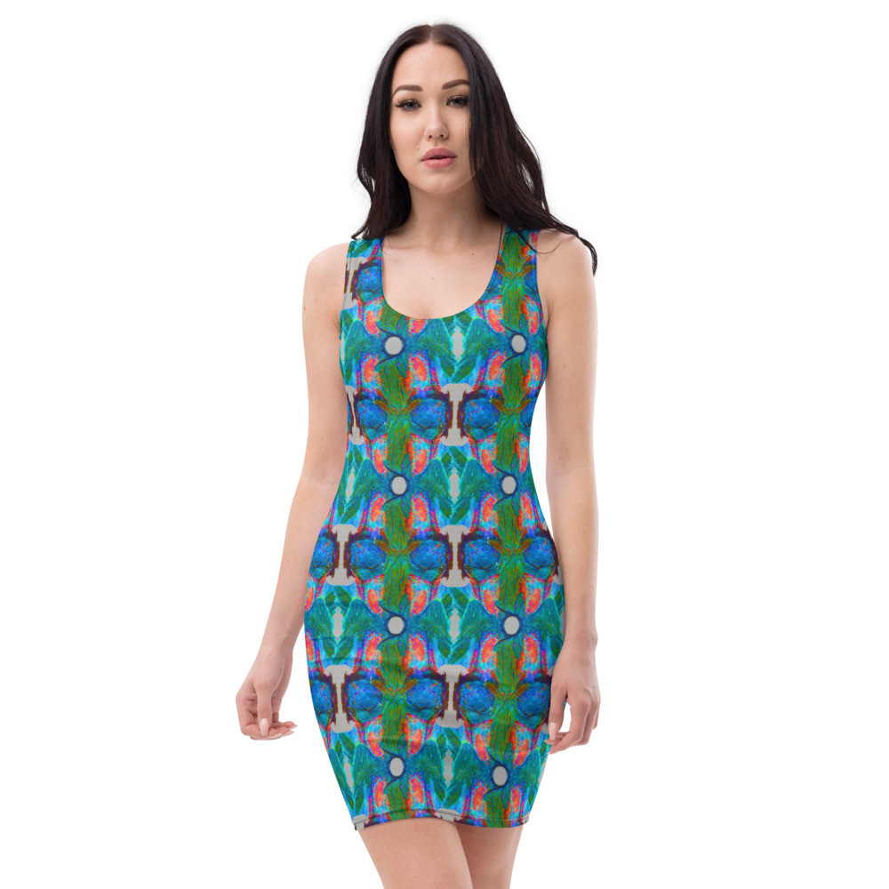 Sublimation Cut & Sew Dress colored blocks fantasy