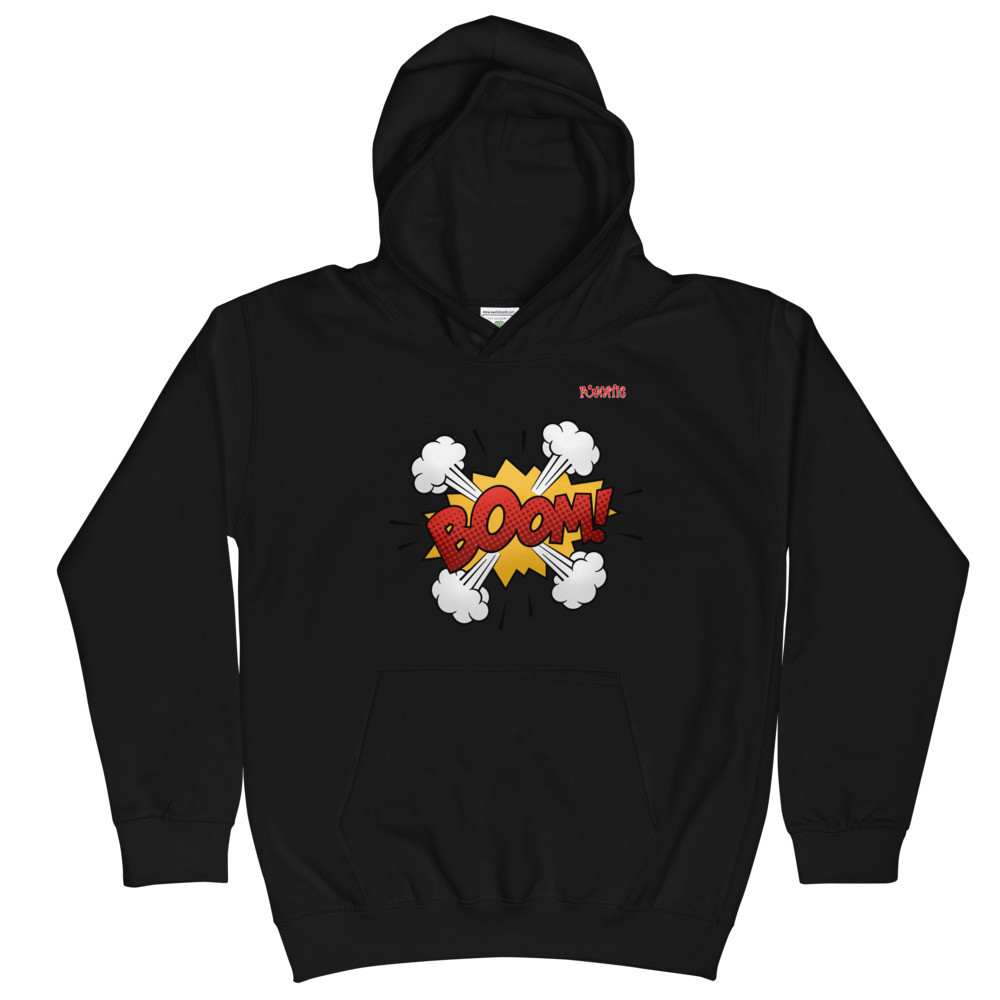 Kids Hoodie boom print
