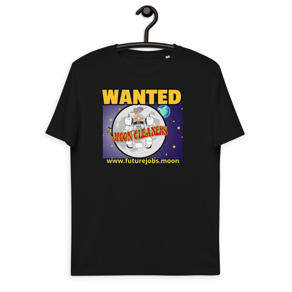 Unisex organic cotton t-shirt Wanted Mooncleaners