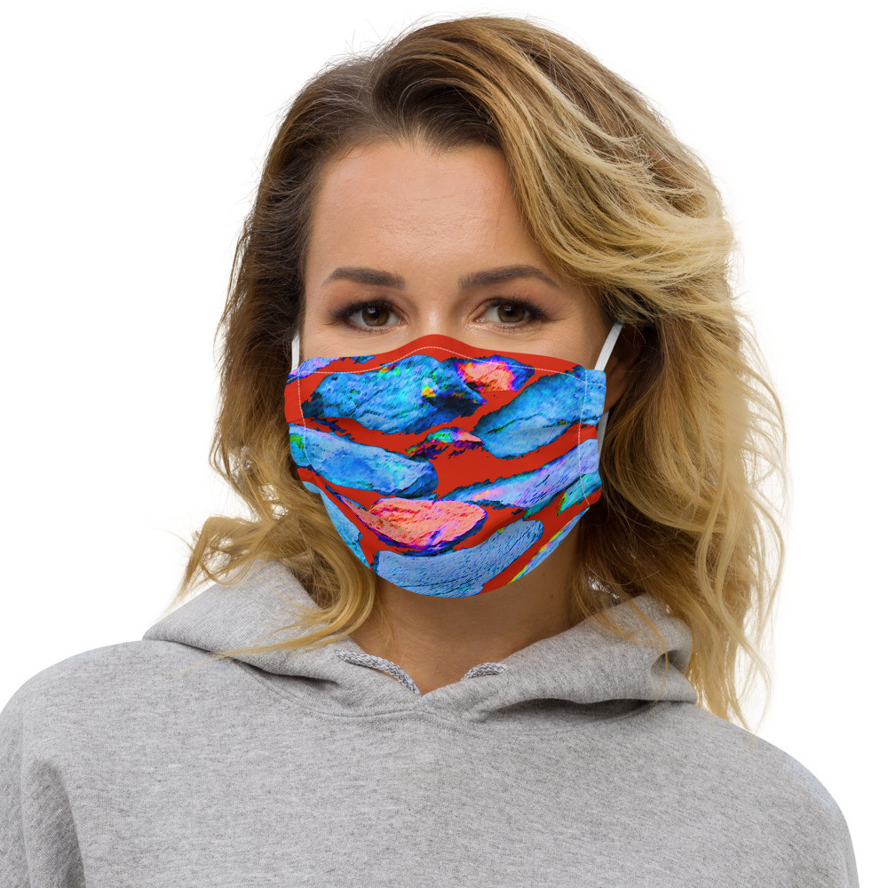 Premium face mask LAVA STONES