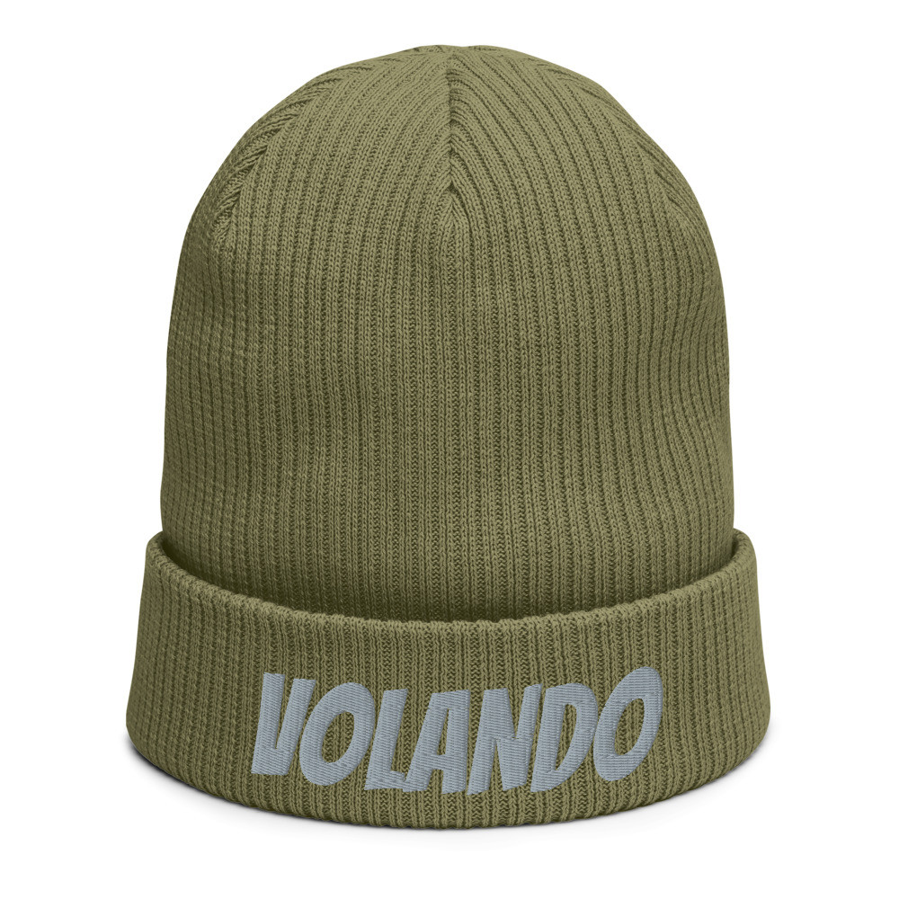 Organic ribbed beanie VOLANDO (FLYING)