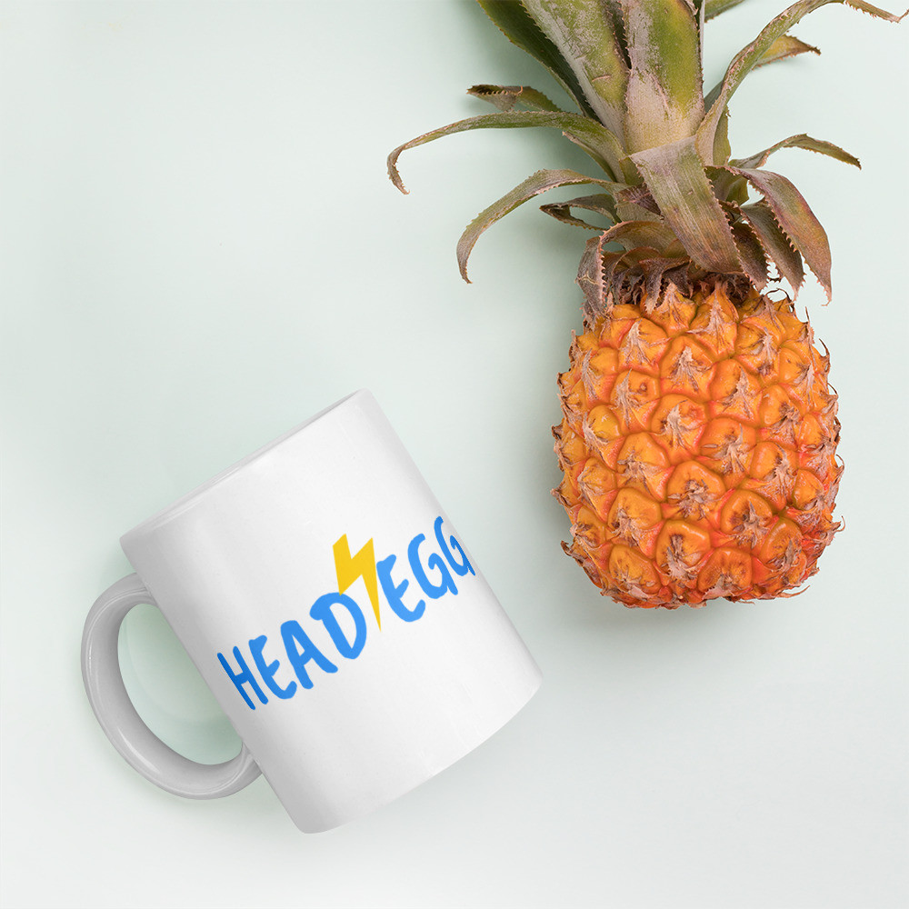 Mug HEAD EGG YELLOW FLASH
