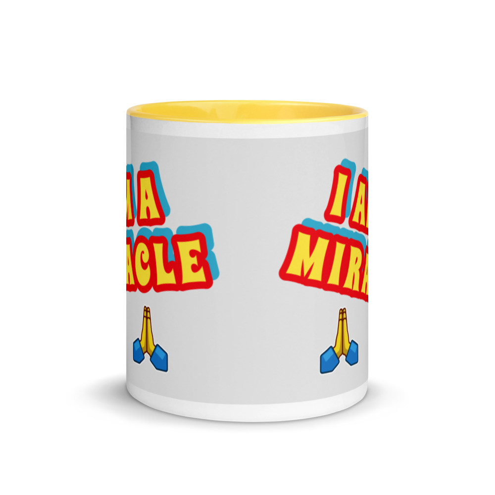 Mug I AM A MIRACLE colored Inside