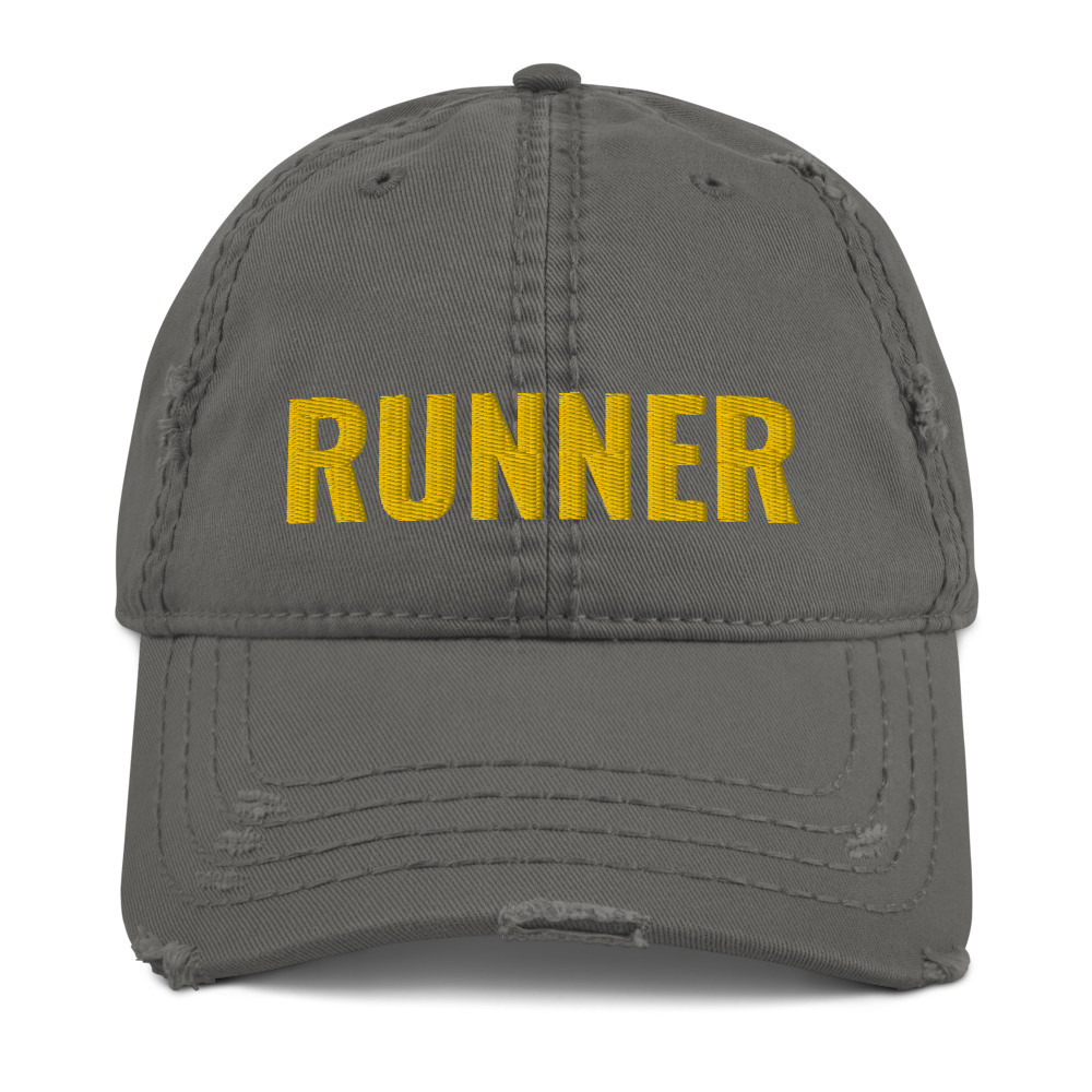 Distressed Dad Hat RUNNER