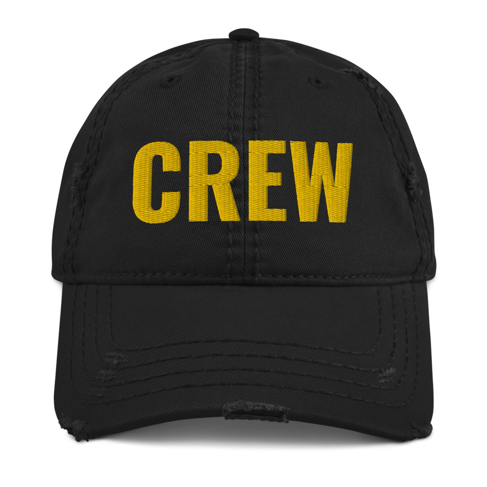 Distressed Dad Hat CREW 2