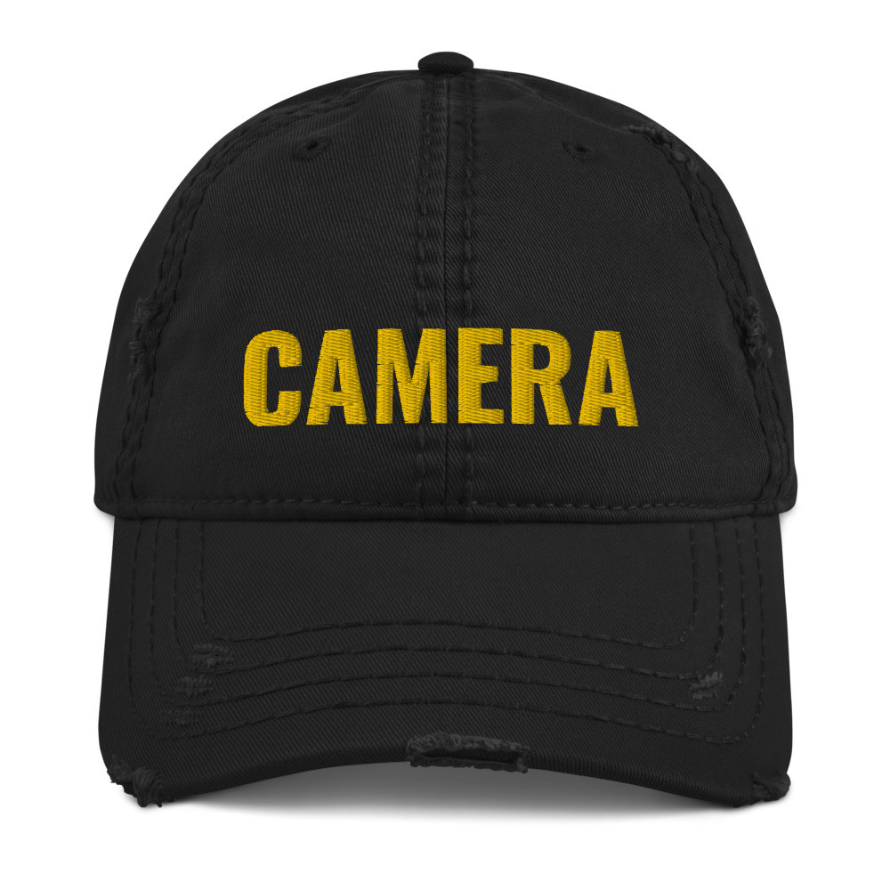 Distressed Dad Hat CAMERA