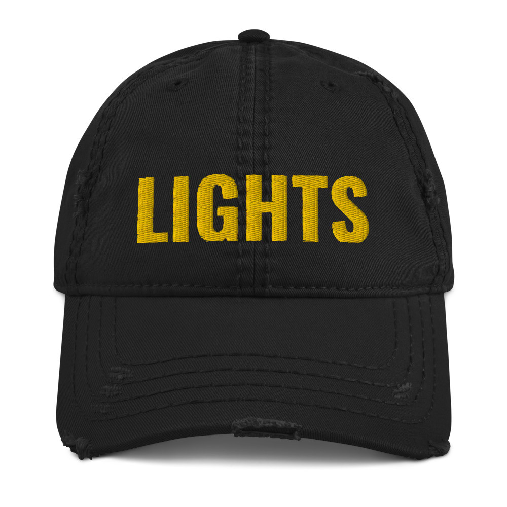 Distressed Dad Hat MOVIE COLLECTION LIGHTS