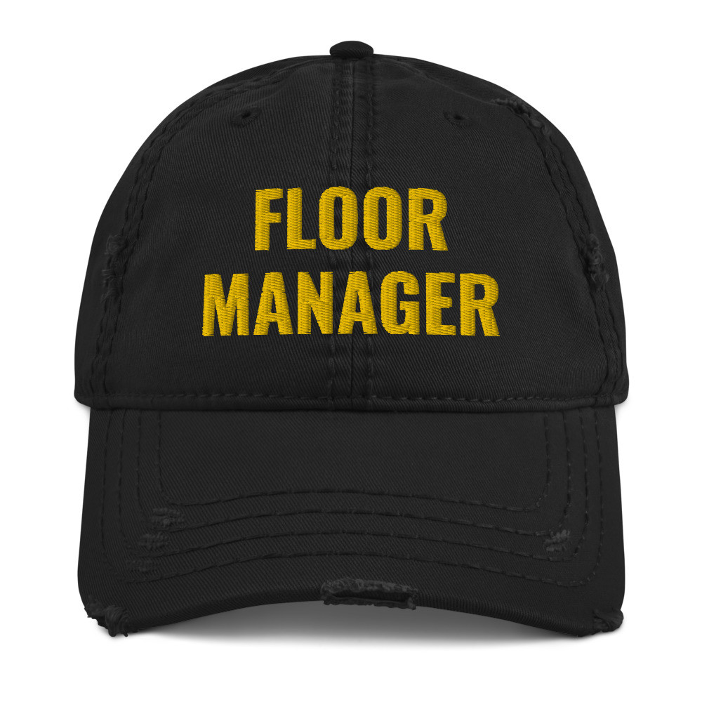  Distressed Dad Hat MOVIE COLLECTION  FLOOR MANAGER