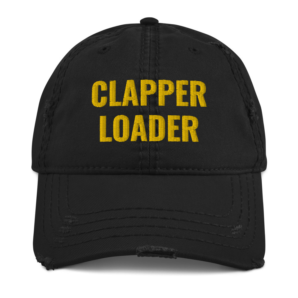 Distressed Dad Hat MOVIE COLLECTION CLAPPER LOADER
