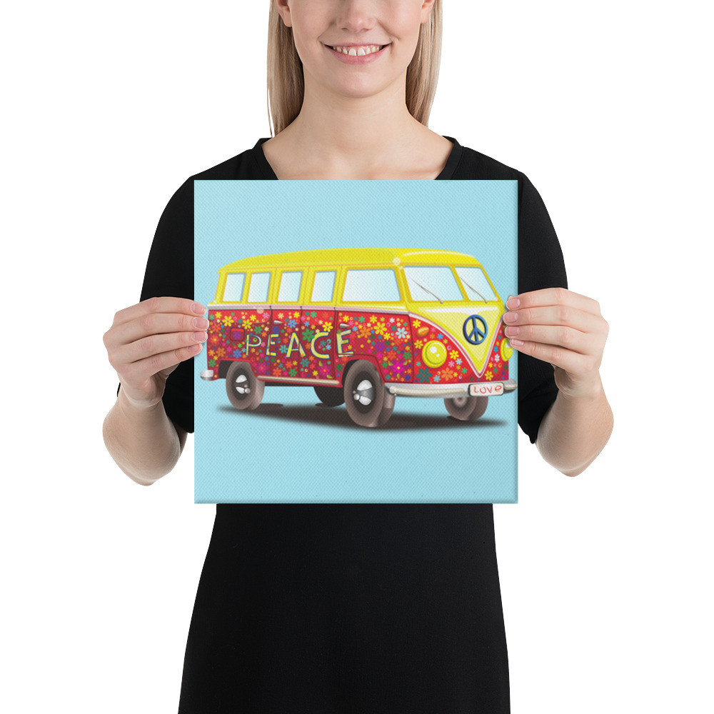 Canvas VW peace