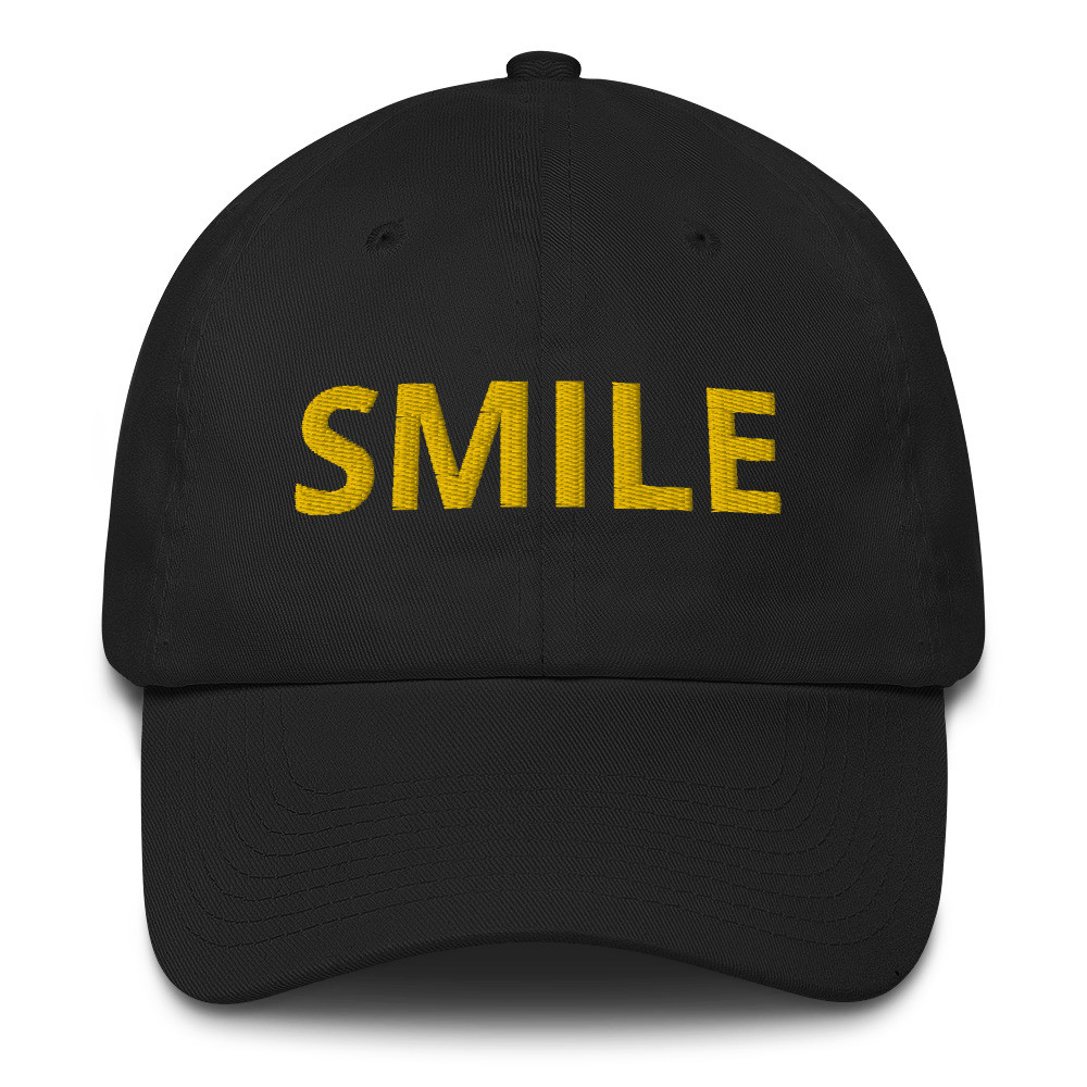 Cotton Cap Smile print