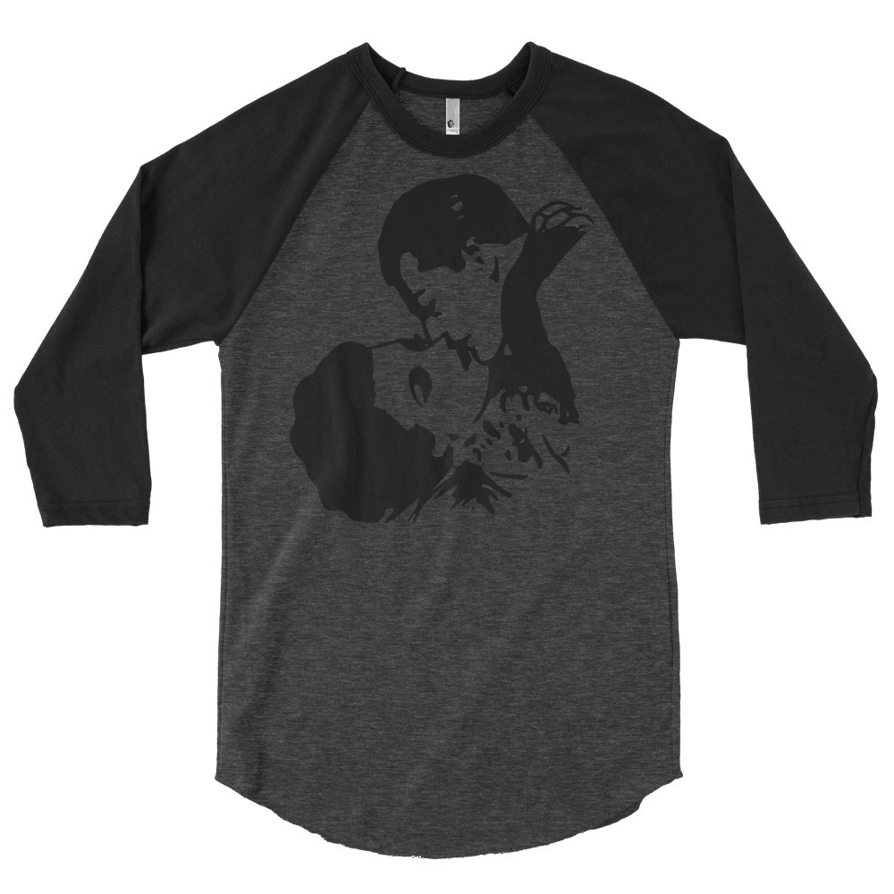 3/4 sleeve raglan shirt Kiss Me