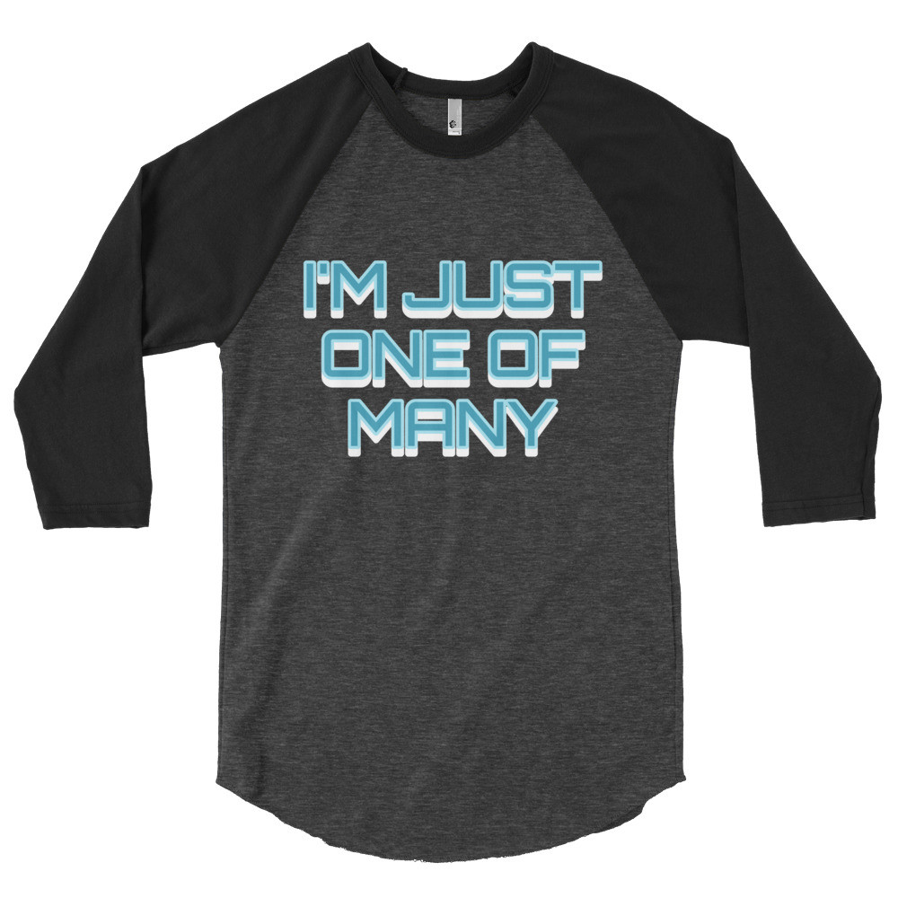 3/4 sleeve raglan shirt