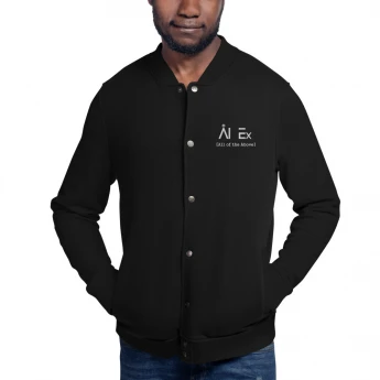 Al Ex All of the Above Embroidered Champion Bomber Jacket