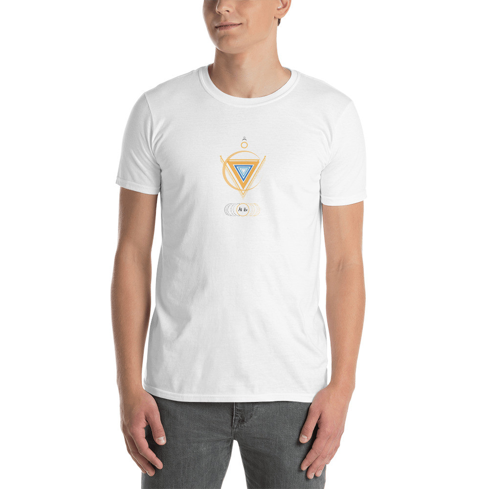 Al Ex AOTA Logo White Short-Sleeve Unisex T-Shirt