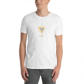 Al Ex AOTA Logo White Short-Sleeve Unisex T-Shirt