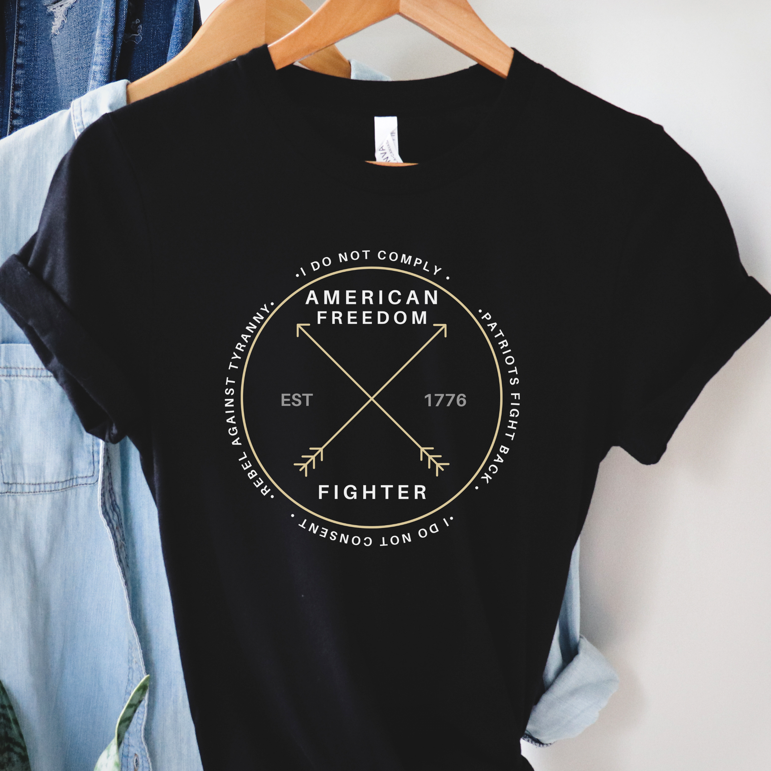 American Freedom Fighter T Shirt