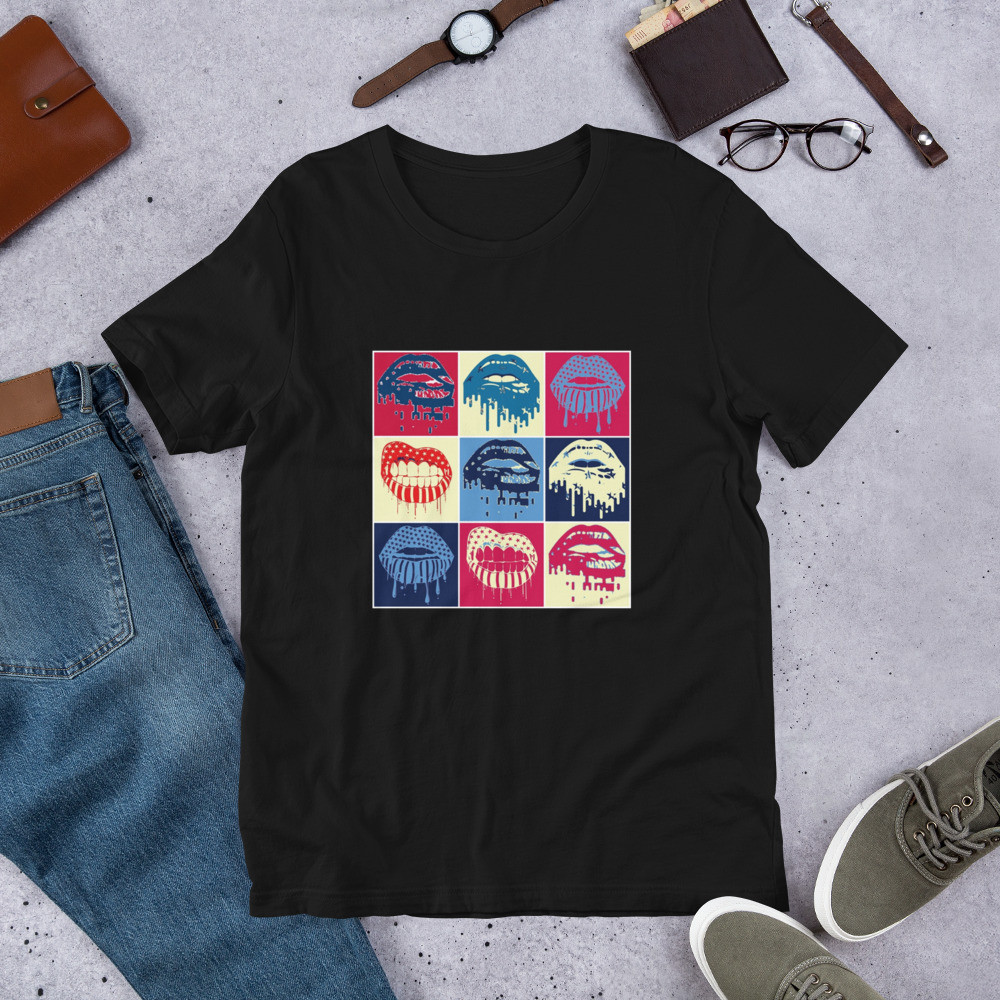 USA Lips Pop Art Shirt